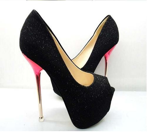 Sapato Importado Feminino Glitter