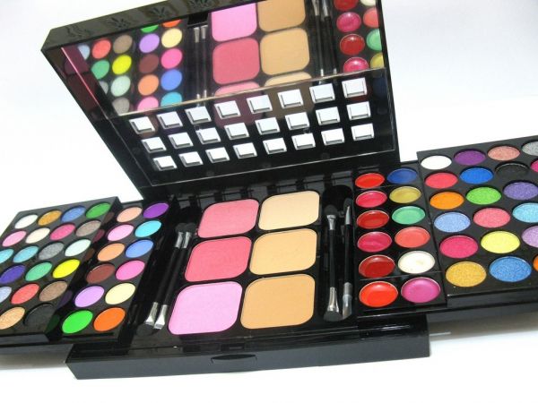 Kit Maquiagem Completo. Estojo Profissional. Maleta Acrilico