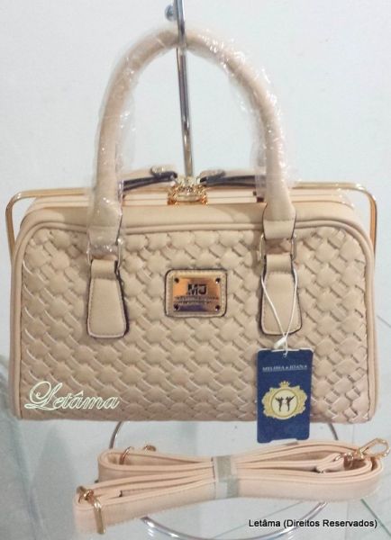 Bolsa Feminina Em Couro Ecológico Com Alça Transversal